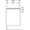Тумба под раковину GEBERIT SMYLE SQUARE 500.364.JR.1