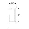 Тумба под раковину GEBERIT XENO² 500.502.43.1 40 см