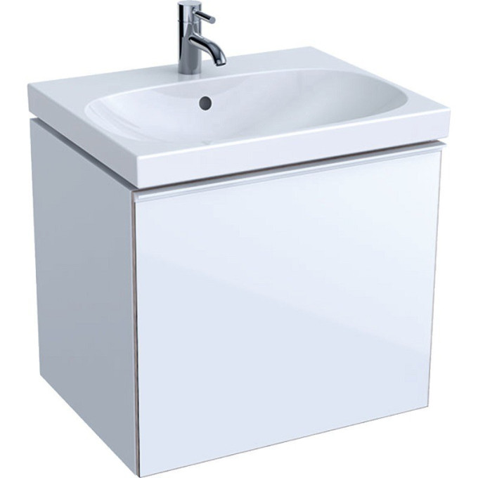 Тумба с раковиной GEBERIT ACANTO 500.620.01.2 +500.609.01.2 60 см