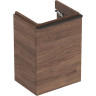 Тумба с раковиной GEBERIT SMYLE SQUARE 45 500.351.JR.1+500.222.01.1 пекан левый
