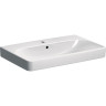 Тумба с раковиной GEBERIT SMYLE SQUARE 500.249.01.1+500.353.JR.1 пекан