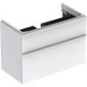 Тумба с раковиной SMYLE SQUARE 90 500.251.01.1+ 500.354.00.1 белый глянец