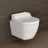 Унитаз-биде подвесной GEBERIT AQUACLEAN TUMA CLASSIC 146.094.11.1 с сиденьем безободковый альпийский белый