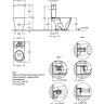 Унитаз напольный GEBERIT ICON RIMFREE F200460000