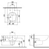 Унитаз подвесной GEBERIT IFO SJOSS RIMFREE RP313200500 с крышкой-сиденье стандарт
