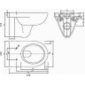 Унитаз подвесной GEBERIT IFO SPECIAL безободковый RP731300200 с крышкой-сиденьем микролифт