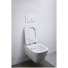 Унитаз подвесной GEBERIT SMYLE SQUARE 500.683.01.2 безободковый Rimfree® в комплекте с сиденьем с плавным закрыванием SoftClose