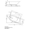 Ванна асимметричная GEBERIT RENOVA NR.1 657340000 150х100 угловая левая