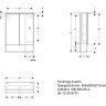 Зеркальный шкаф с подсветкой GEBERIT ACANTO 500.644.00.2 60 см