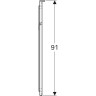 Зеркало GEBERIT XENO² 500.520.00.1 40 см