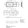 Зеркало с подсветкой GEBERIT CITTERIO 500.571.JJ.1 135 см