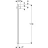 Зеркало с подсветкой GEBERIT ICON XS 840537000 37 см