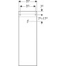 Зеркало с подсветкой GEBERIT ICON XS 840537000 37 см