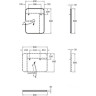 Зеркало с подсветкой GEBERIT MYDAY 824360000 60 см