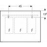 Зеркало с подсветкой GEBERIT OPTION PLUS 501.073.00.1 90 см