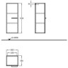 Зеркало с подсветкой GEBERIT SILK Y816540000 45 см
