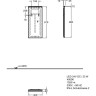 Зеркало с подсветкой GEBERIT XENO² 807840000 40 см