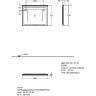 Зеркало с подсветкой GEBERIT XENO² 500.522.00.1 90 см