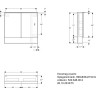 Зеркало-шкаф GEBERIT KERAMAG ACANTO 500.646.00.2 90 см